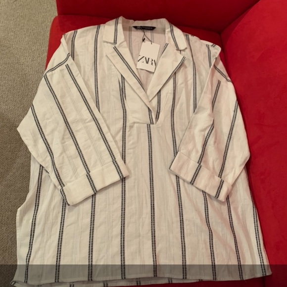 Zara striped cotton shirt - Picture 6 of 6